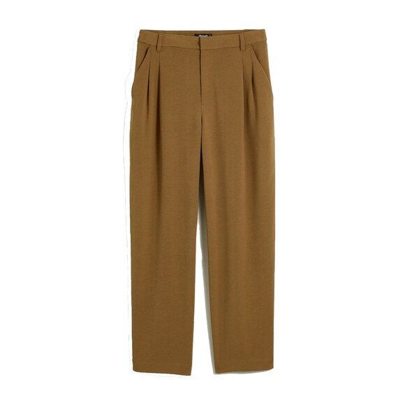 NWT Madewell Womens Size 0 0x27 1/2 Pleated Tapered-Leg Easygoing Crepe Pant NEW - Picture 1 of 5